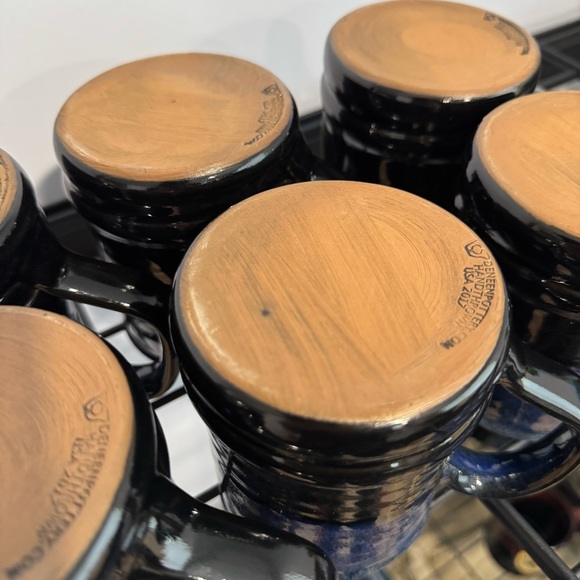 RARE Dixxon Work Hard Stay Humble Black Mug, Deneen Pottery - Picture 12 of 13